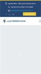 Mobile Screenshot of electrosistemas.com.ar