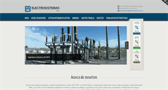 Desktop Screenshot of electrosistemas.com.uy