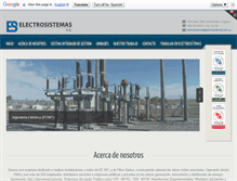 Tablet Screenshot of electrosistemas.com.uy
