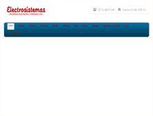 Tablet Screenshot of electrosistemas.com.co